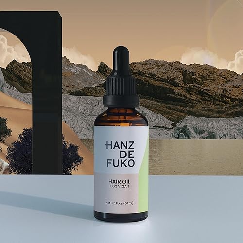 Miniatura 4 de Hanz de Fuko Aceite vegano para cabello y barba, apoya el crecimiento, la salud de la barba y un cabello más suave y suave, fórmula hidratante con