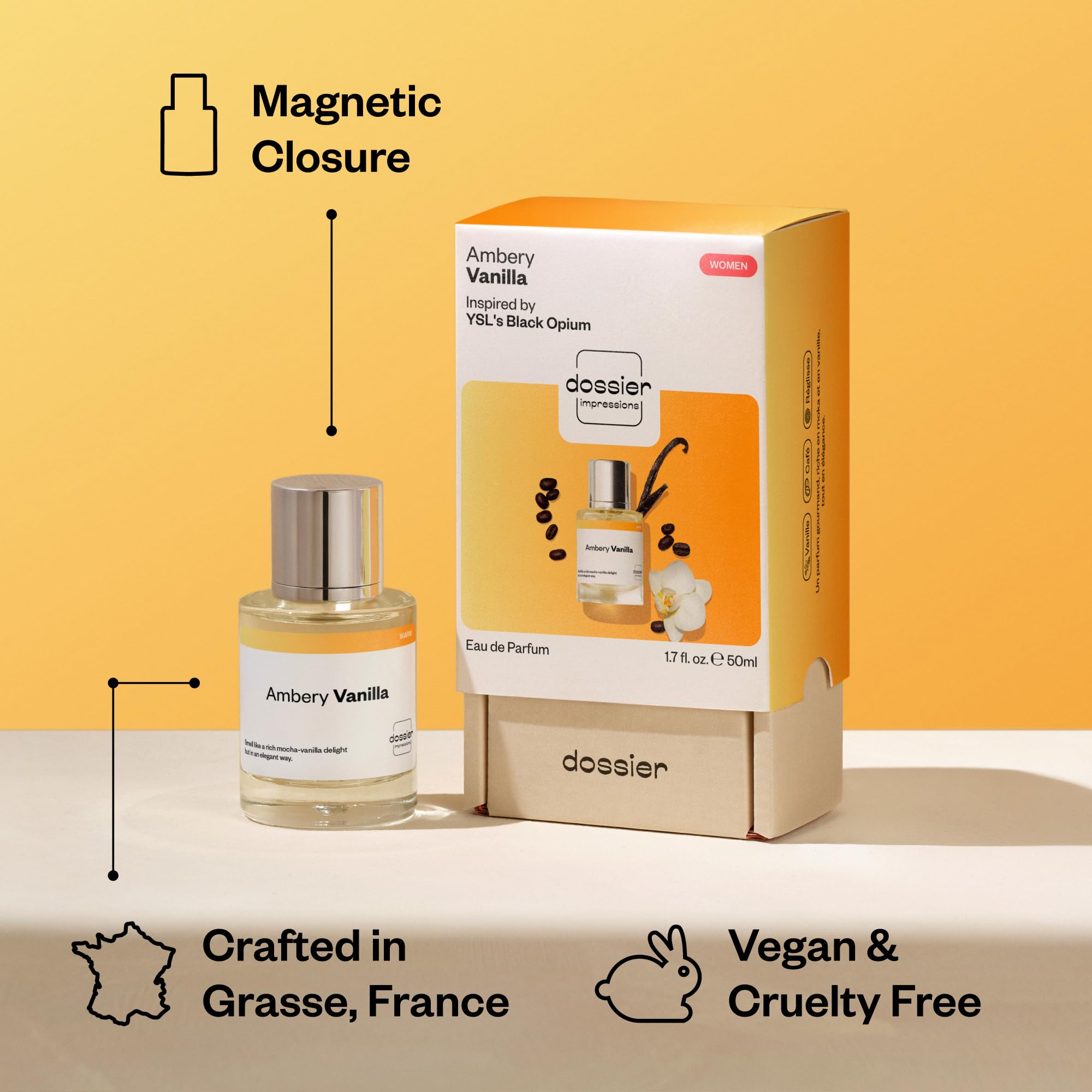 Dossier Ambery Vanilla EDP - Inspired by Black Opium -5