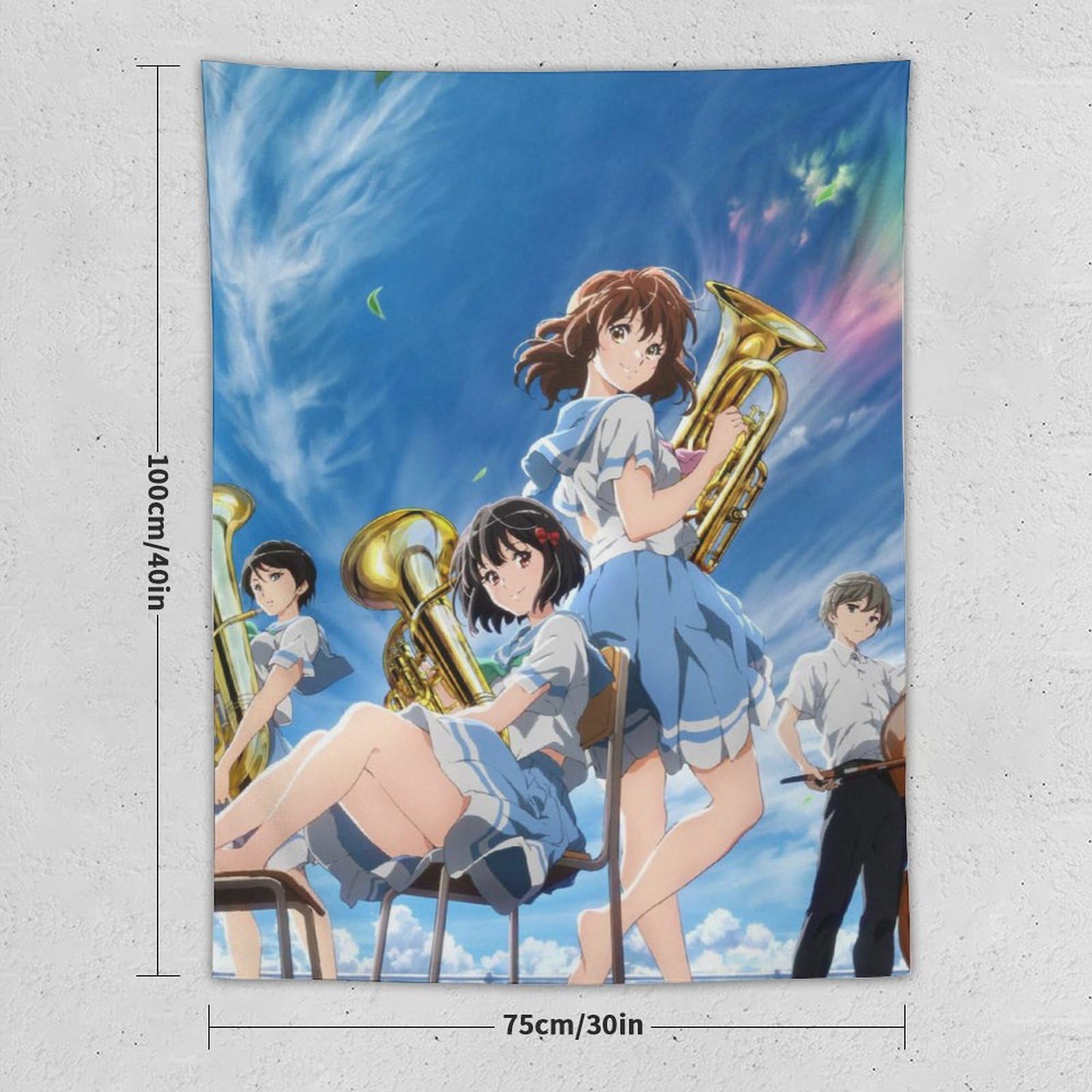 Amazon.co.jp: 響け！ユーフォニアム タペストリー 壁掛け 装飾品