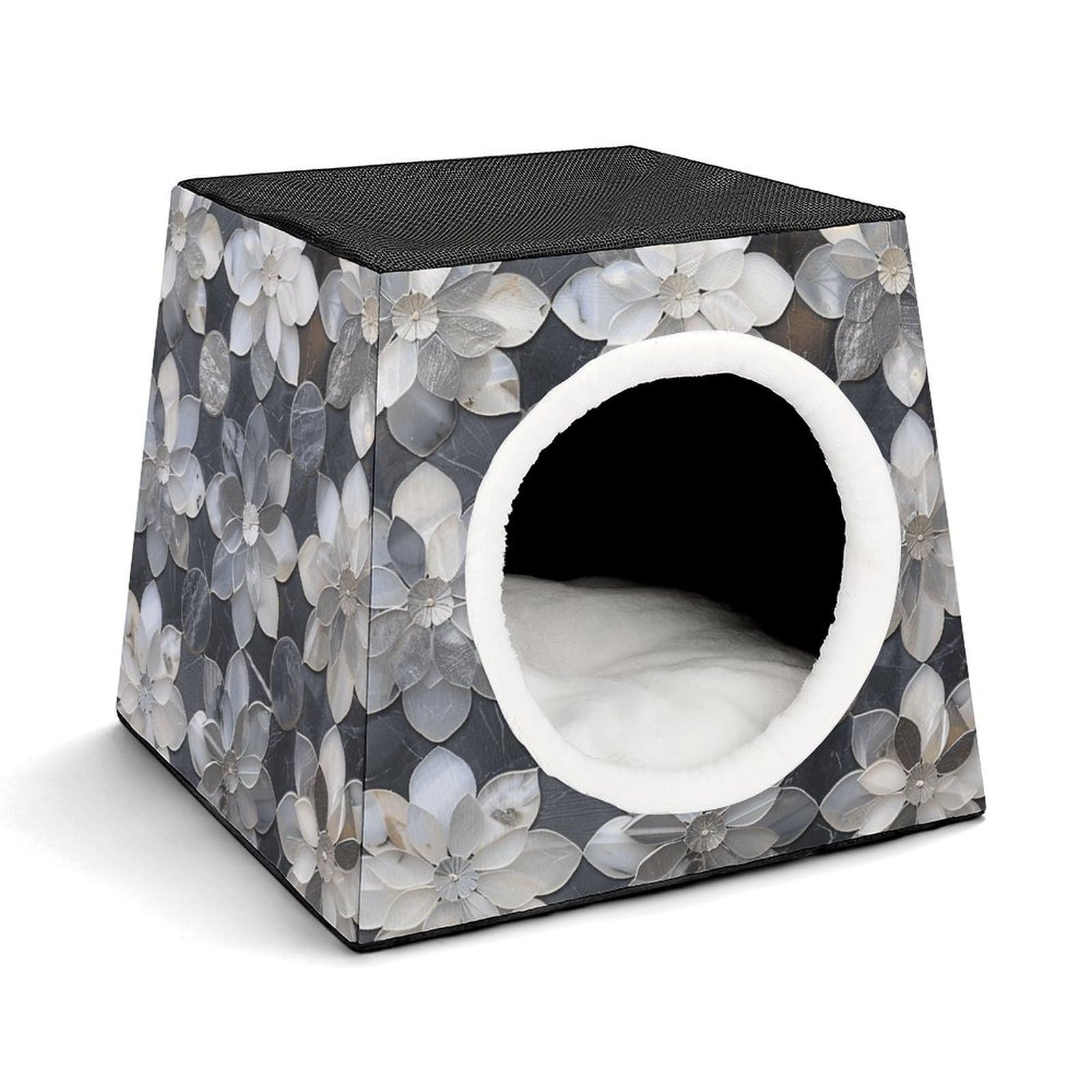 Nichoir confortable pour chat d'intérieur et petit chien en forme de capsule d'espace chaude