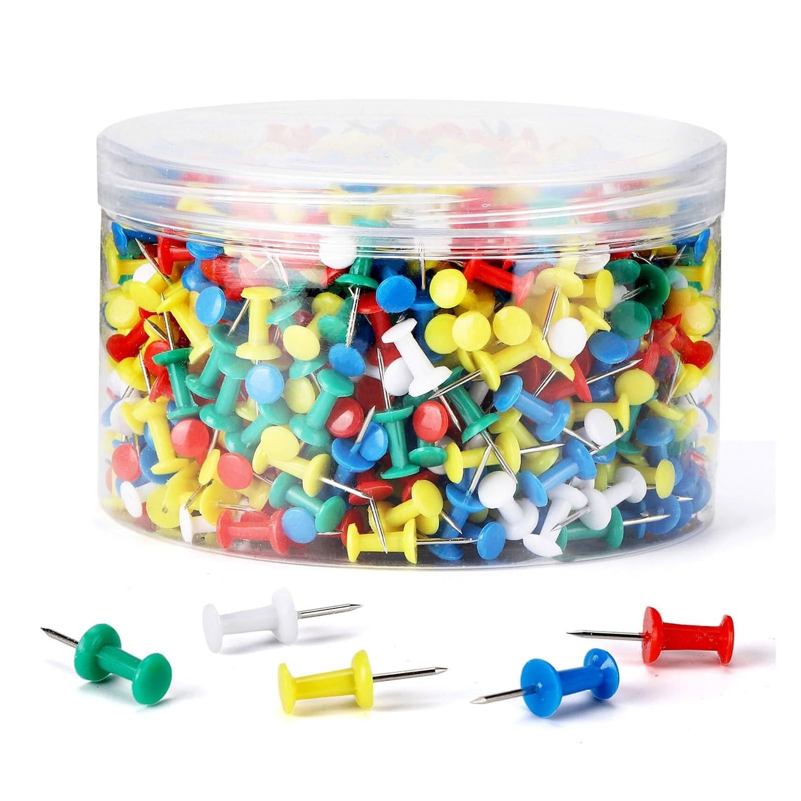 Push Pins 200pcs Colored Push Pins for Bulletin Board