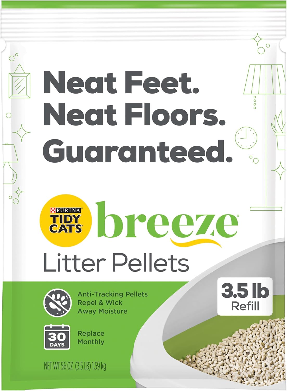 Purina Tidy Cats Litter Pellets, Breeze Refill Litter