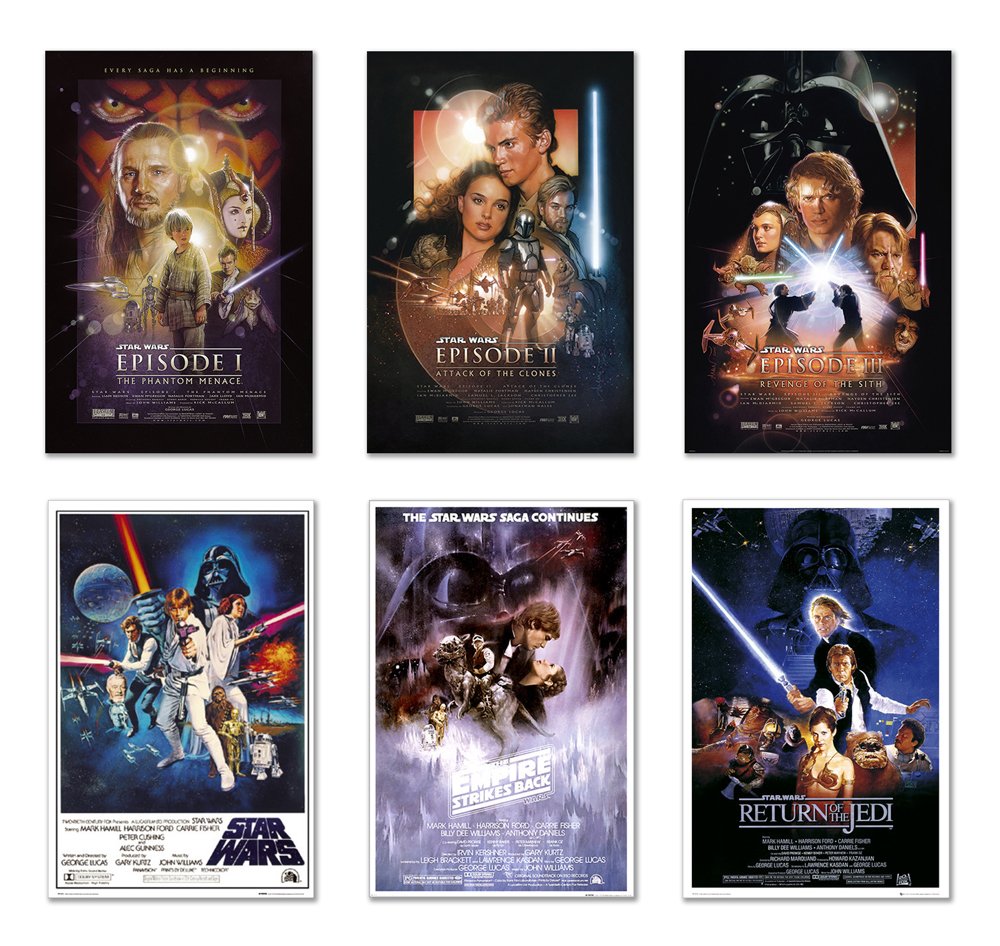 Star Wars Movie Poster Set: The Ultimate Decor Guide
