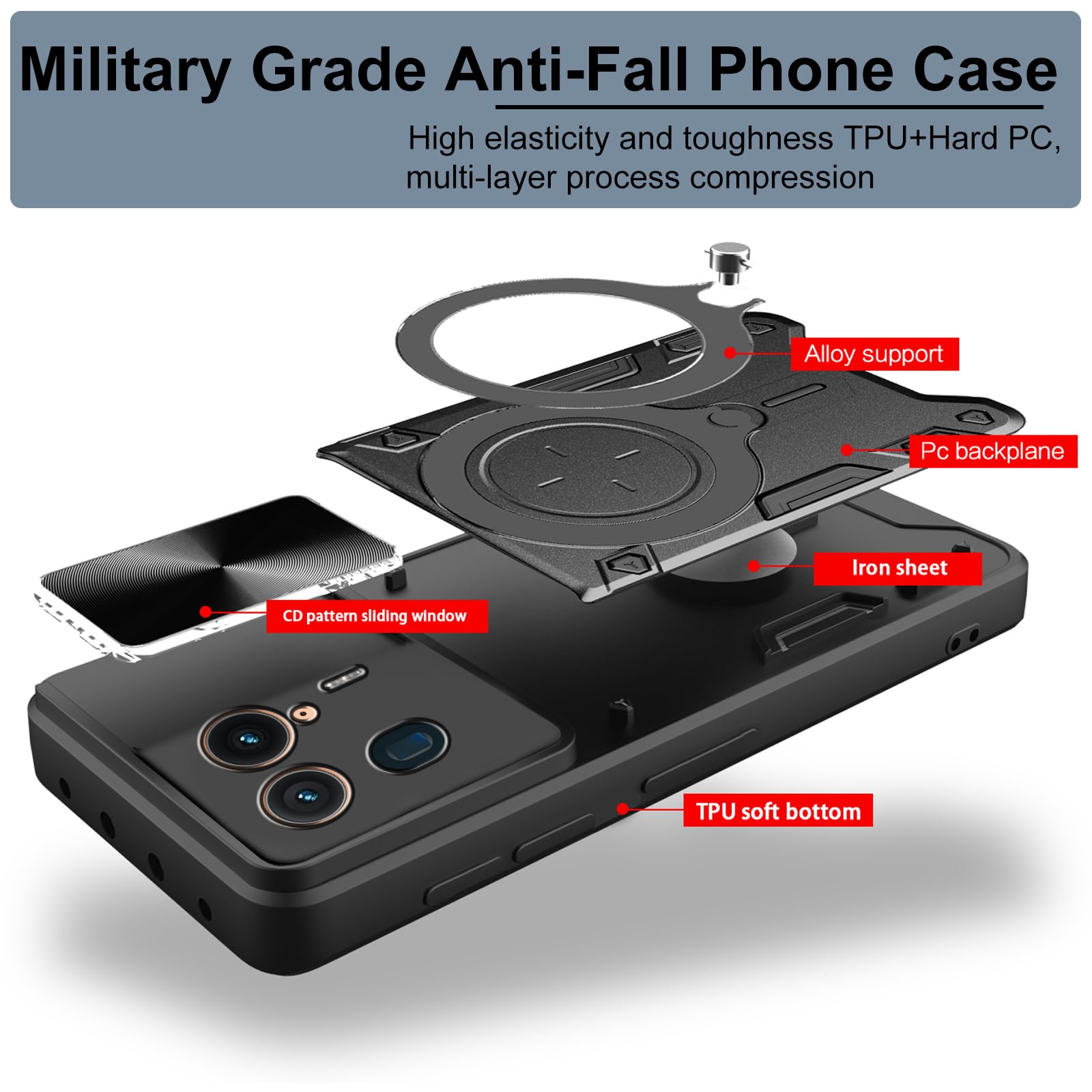 KZIOACSH Case for Motorola Edge 50 Ultra 5G - Image 2