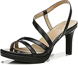 Naturalizer Women’s Brenta Heeled Sandal 5 Black