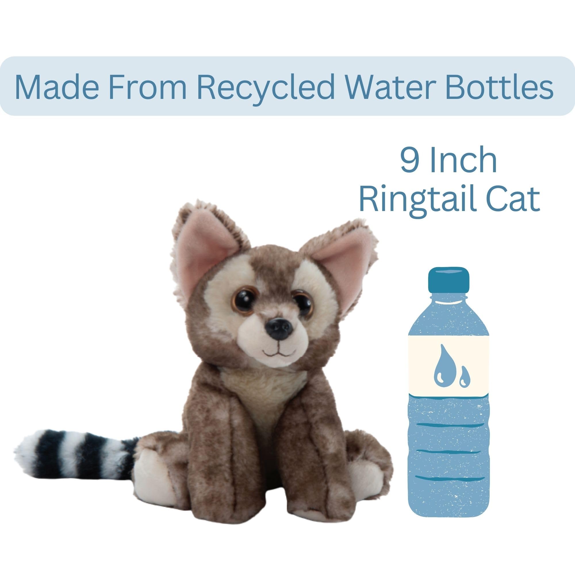 Amazon.com: The Petting Zoo Ringtail Cat Stuffed Animal Plushie