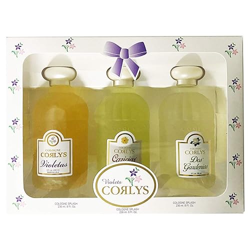 corlys Cologne Splash 8oz y quitar el polvo en polvo 3oz Azul