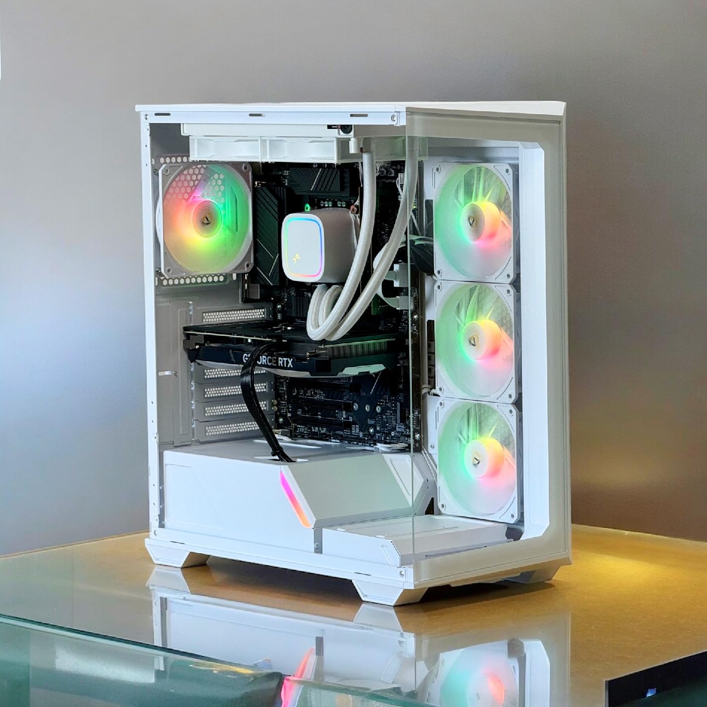 再値下】キューブ型PC corei7+水冷クーラー+SSD+HDD+ブルーレイRW Win10