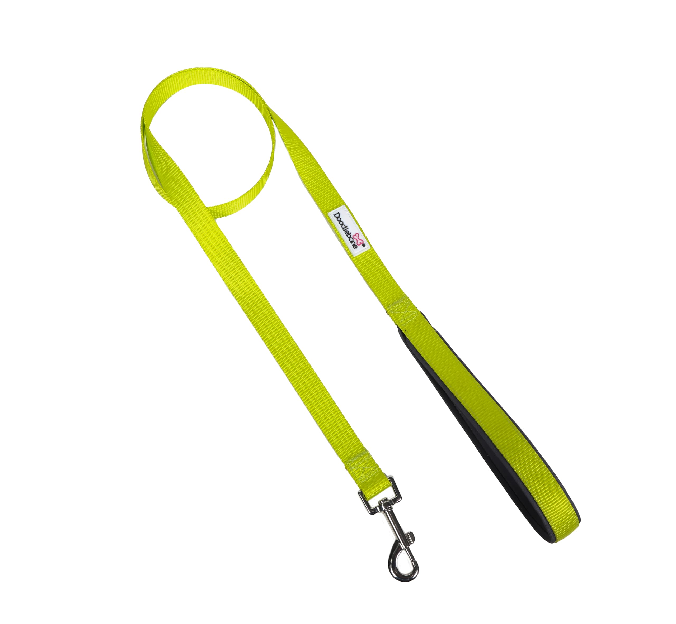 Doodlebone, Padded Dog Lead, Comfortable Dog Leash with Soft Neoprene Padded Handle, Strong Clip, 120cm Length