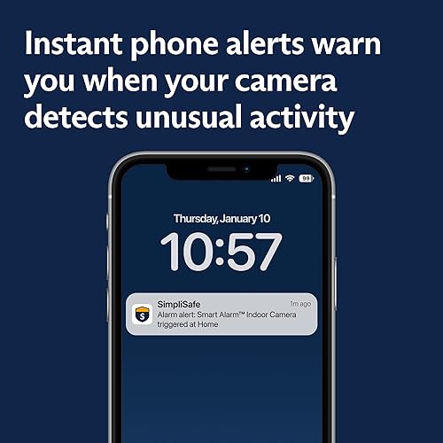 Miniatura 6 de SimpliSafe Cámara de seguridad inalámbrica para interiores con alarma inteligente
