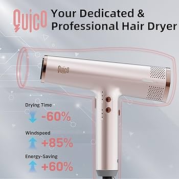 Amazon.com : Quico Hair Blow Dryer for Women, 7X Faster BLDC