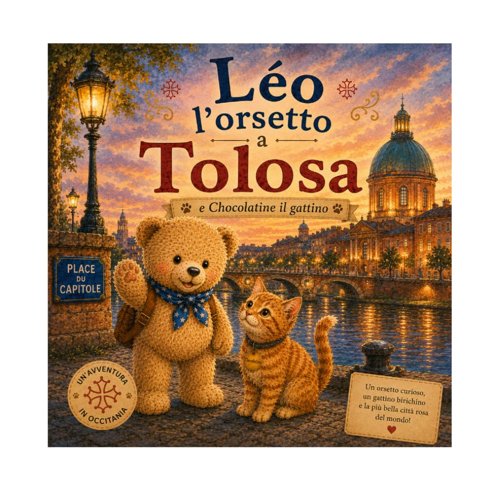 Leo l'orsetto visita Tolosa: N°11 - La Città Rosa con Leo e Chocolatine (Leo l’orsacchiotto visita la Francia)