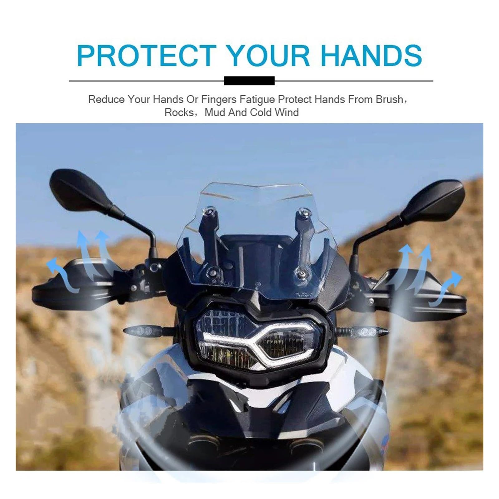 Paramani Moto Per BMW F750GS F850GS F 750 GS 850 2018 2019 2020 Protezione Per Le Mani Copertura Per Paramani Moto Protection Manubrio Moto