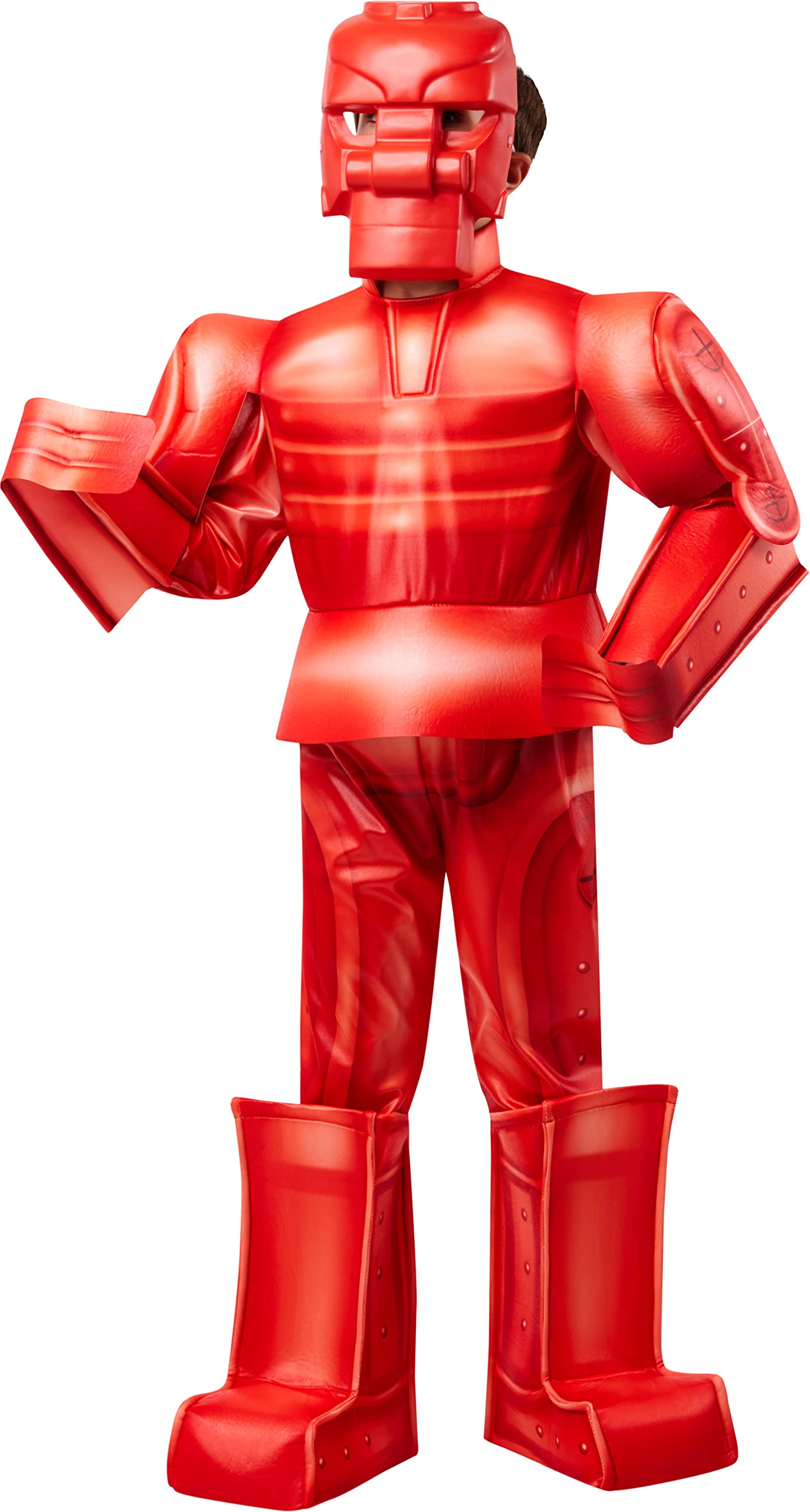 Rubie's - Disfraz infantil de Mattel Rock 'Em Sock 'Em Robots Red Rocker Deluxe
