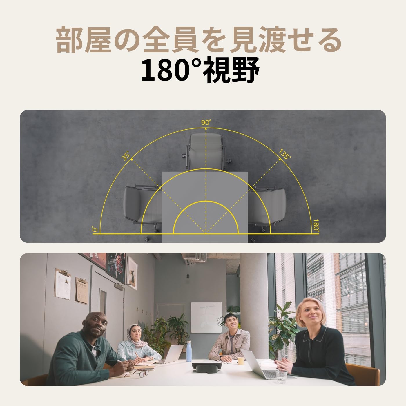 Amazon.co.jp: Jabra PanaCast 50 Grey 会議室向けAI搭載一体型ビデオ 