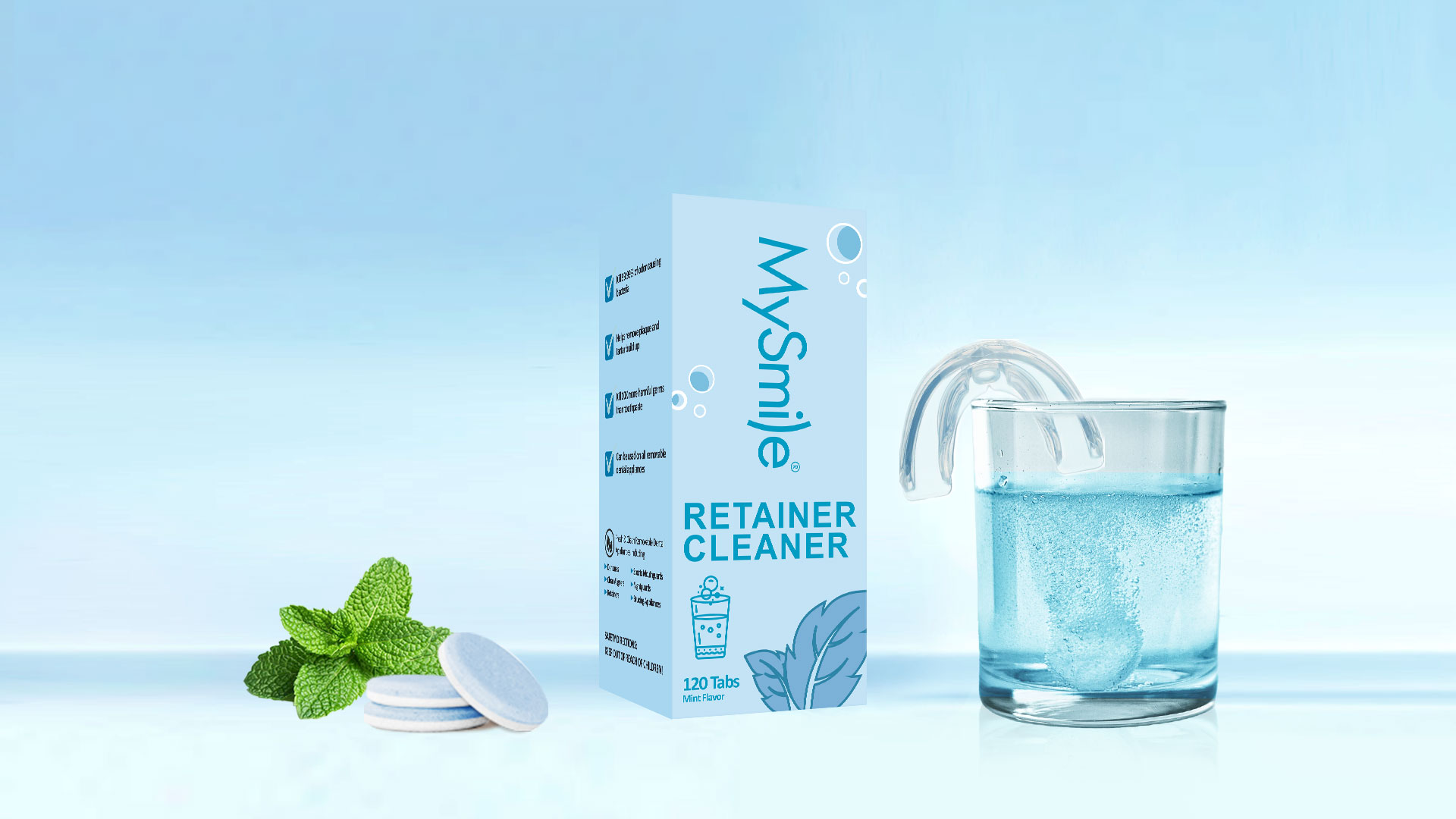 Amazon.com : MySmile Retainer Cleaner with 120 Denture Cleaning