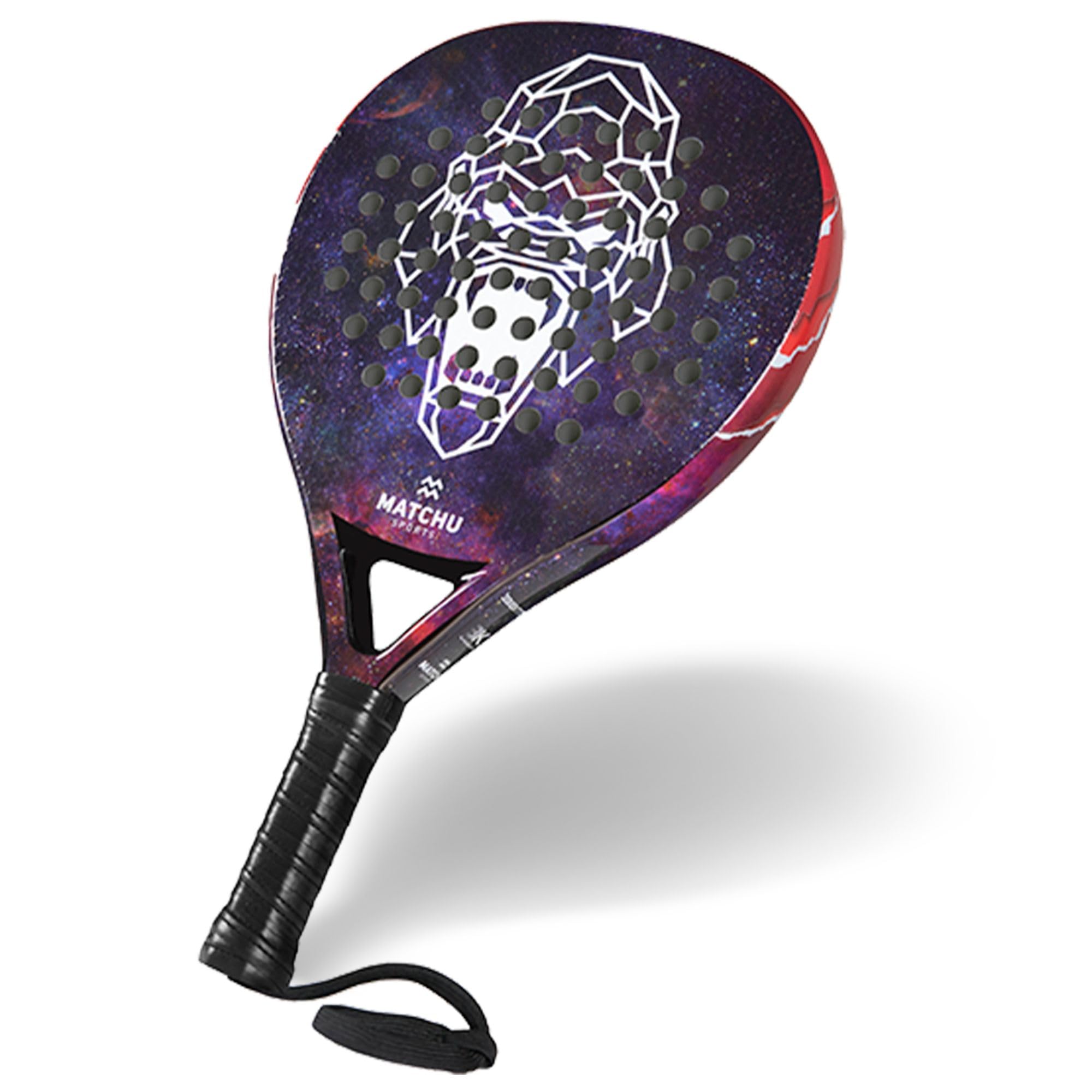 Raquette De Padel MATCHU Avec Sac – Mousse EVA, Technologie 3D Grip, 100% Carbone (3K Ou 18K) – Modèles Bear (rond), Gorilla (goutte), Panther (diamant) Et Kids – Garantie 2 Ans