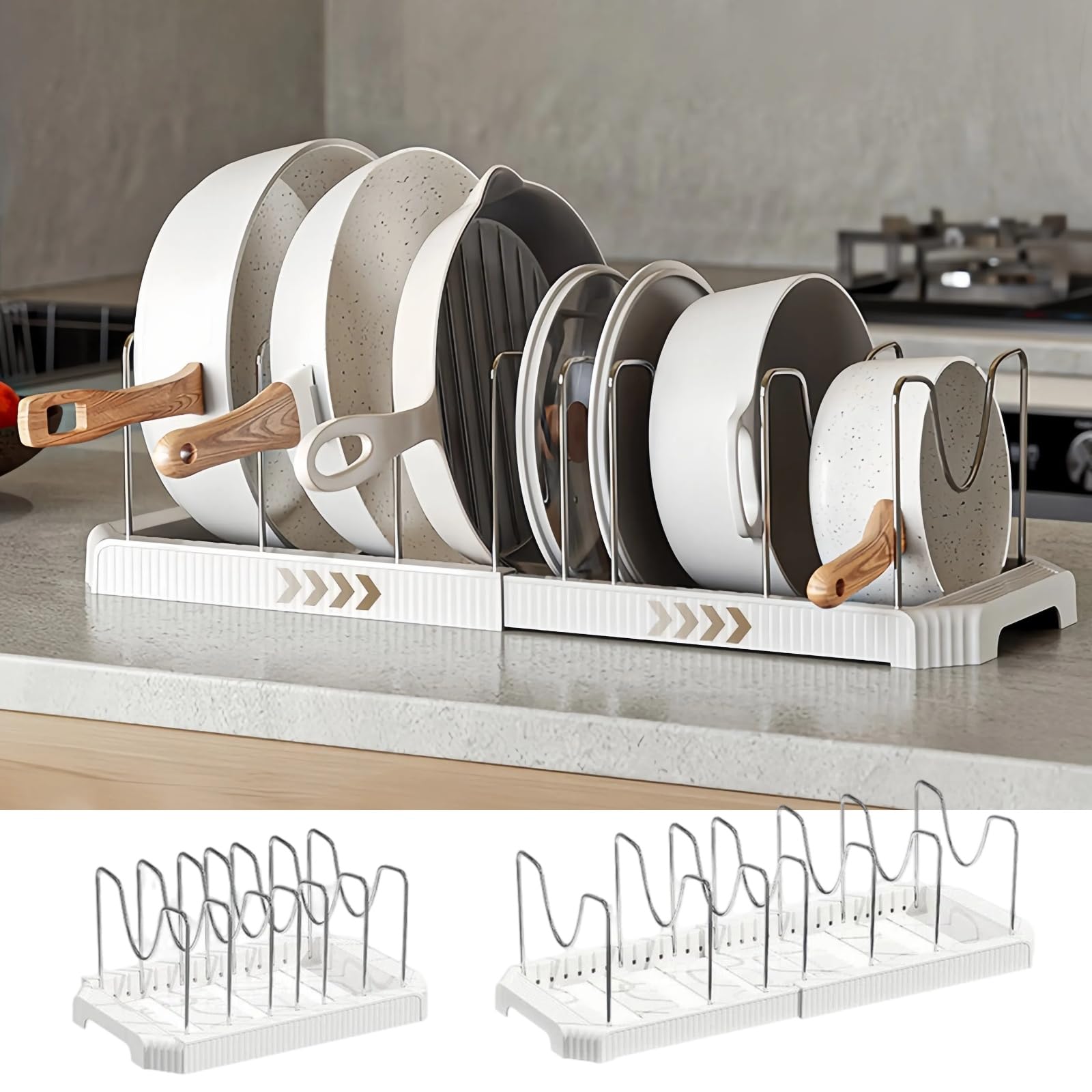 Tenrry expandable pot and pan organizer