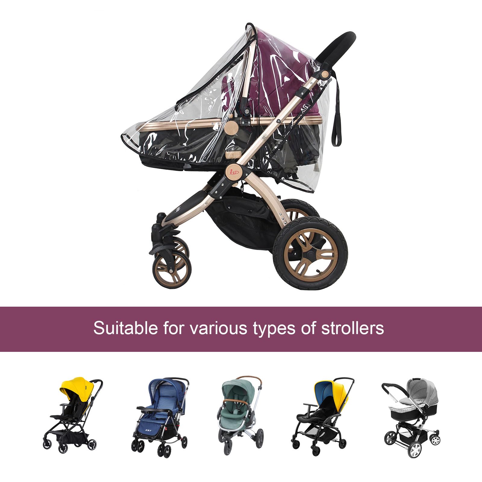 Plastico Lluvia Zamboo Protector De Lluvia Universal Para Silla