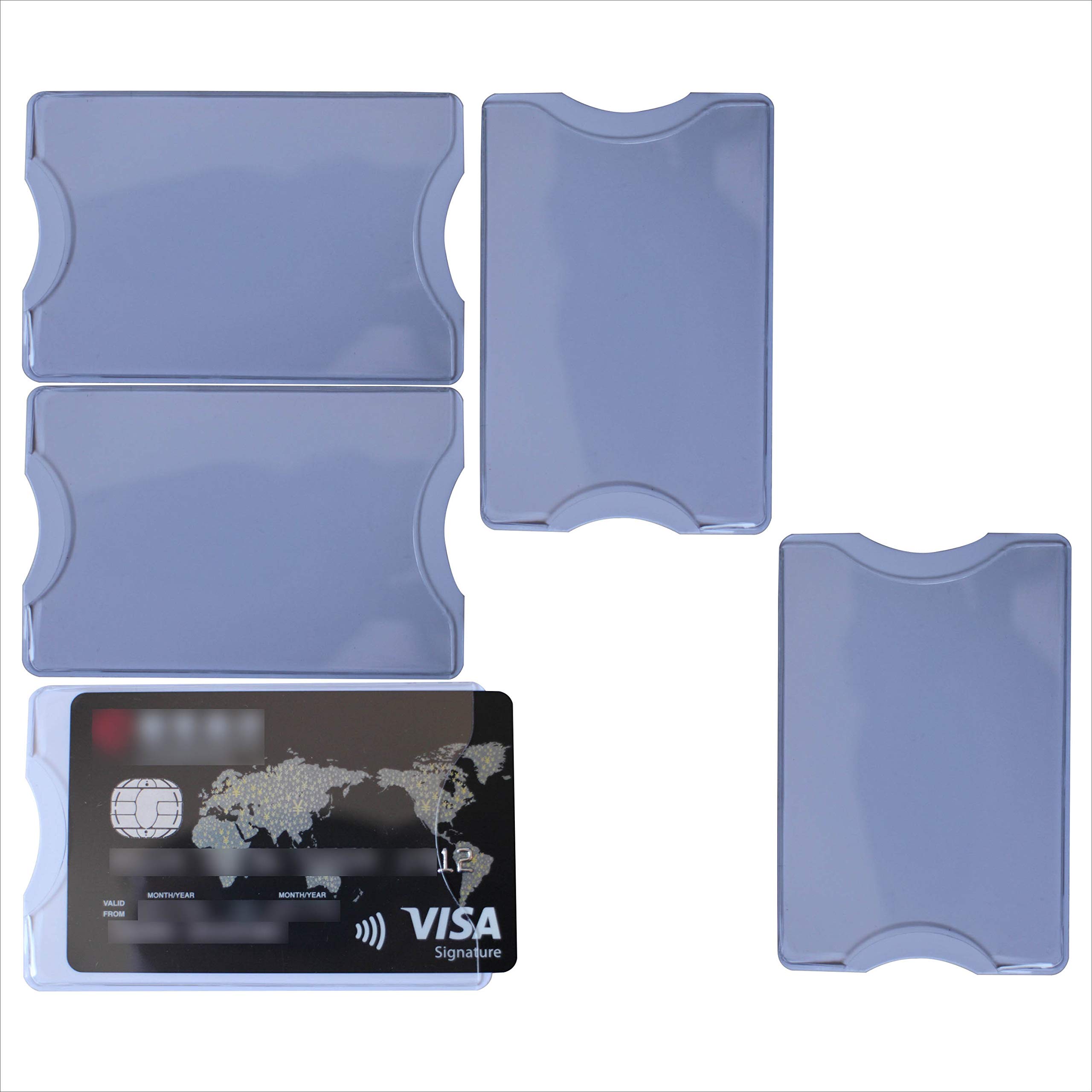 Amazon.com: Garfoniex 5 Pack Clear Card Holder,16 Mil Sturdy and Durable Card  Sleeves Hard Plastic for Insurance Card, Credit Card,Driver's License(Front  Transparent) : Office Products