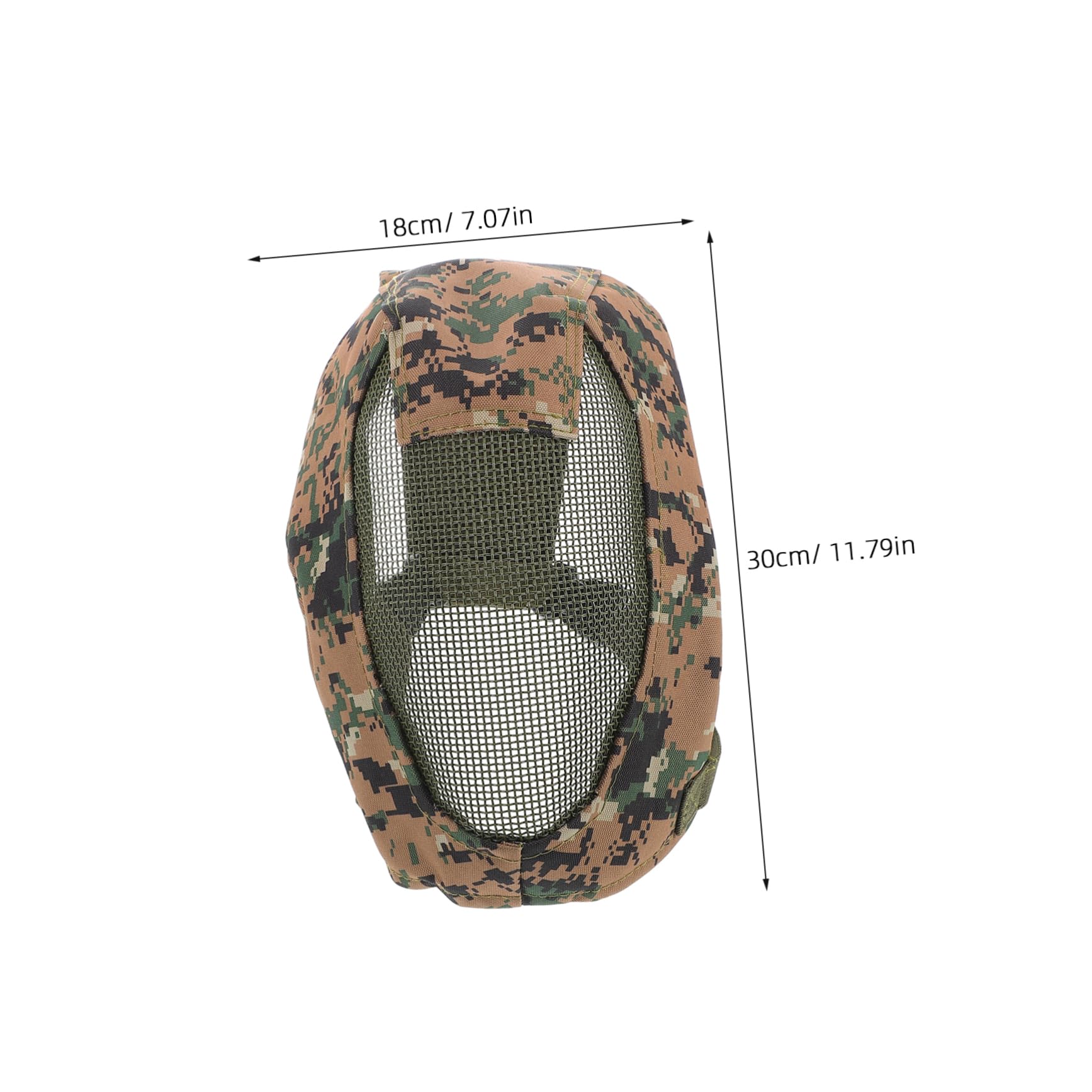 ifundom Replacement Fencing Mask Steel Mesh with Full Coverage for Outdoor Training