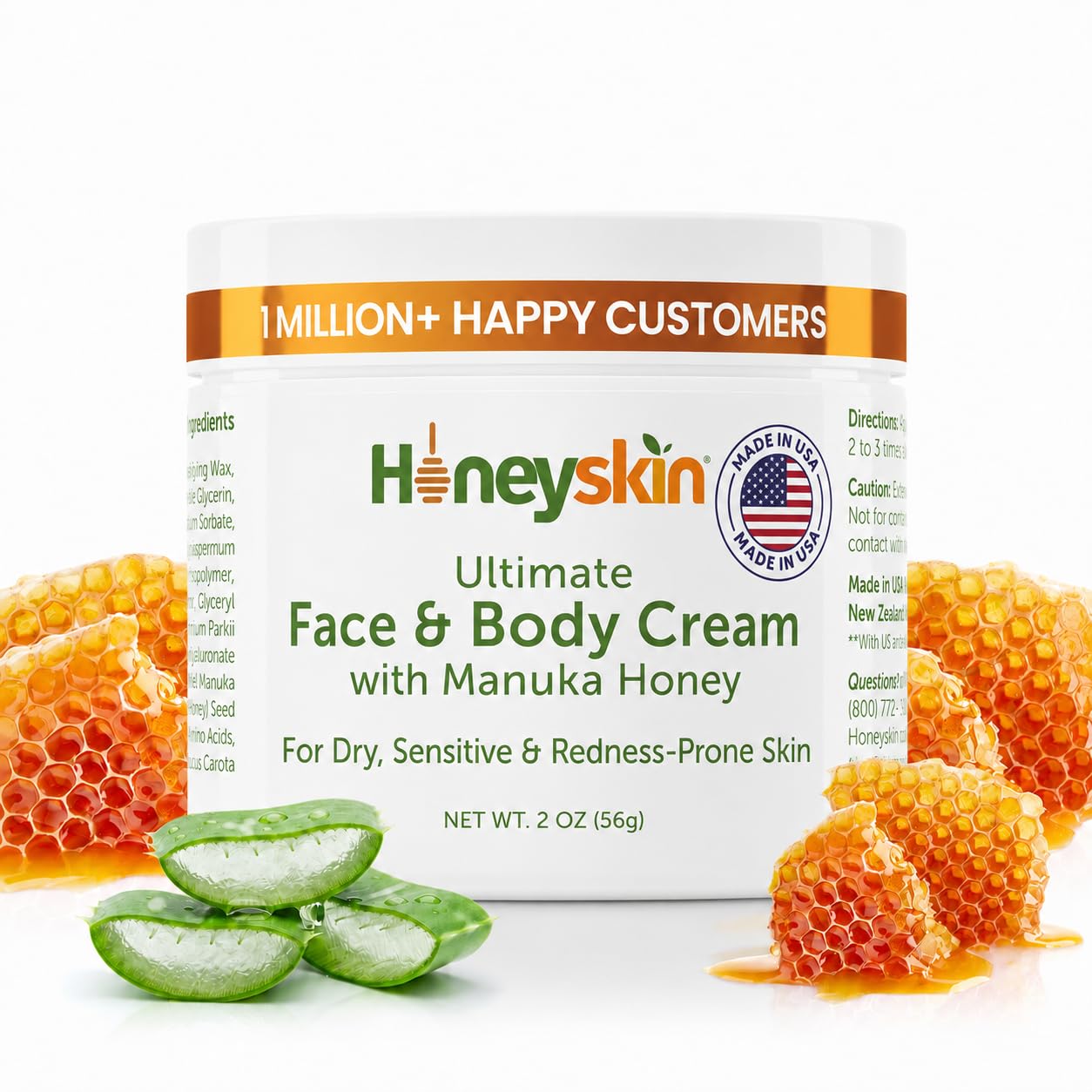 Amazon.com: Hydrating Face Moisturizer & Body Cream with Manuka