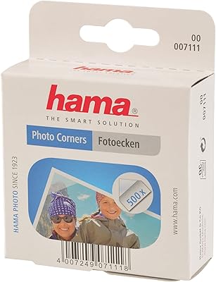 Hama Photo Corners Clear (Pack of 500)
