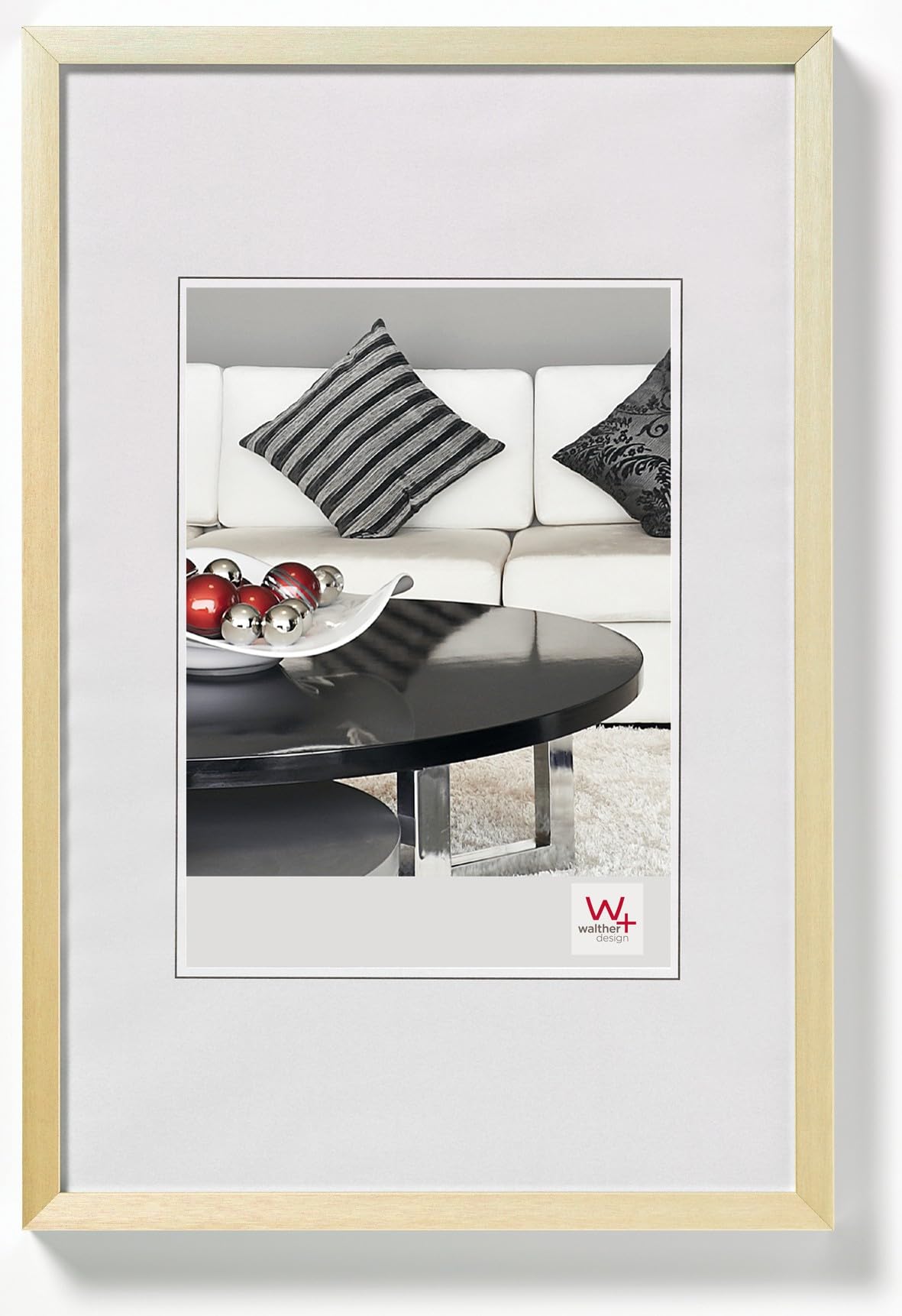 Walther Design-Walther Marco de Fotos, Dorado, 40 x 60 cm