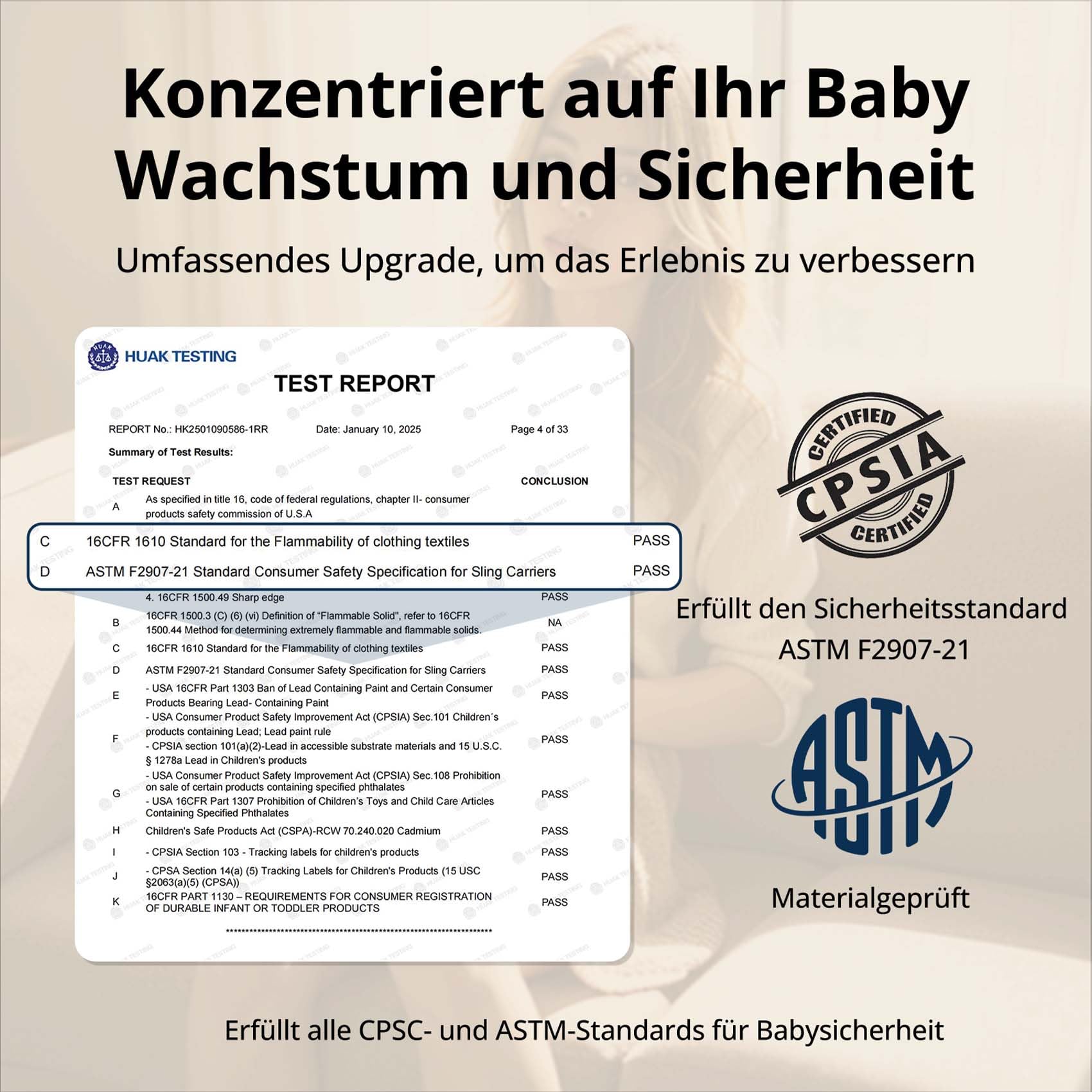 Fascia per neonati e pettorina laterale – marsupio ergonomico per neonati e bambini con seggiolino, certificato ASTM, leggero e traspirante (0-36 mesi)