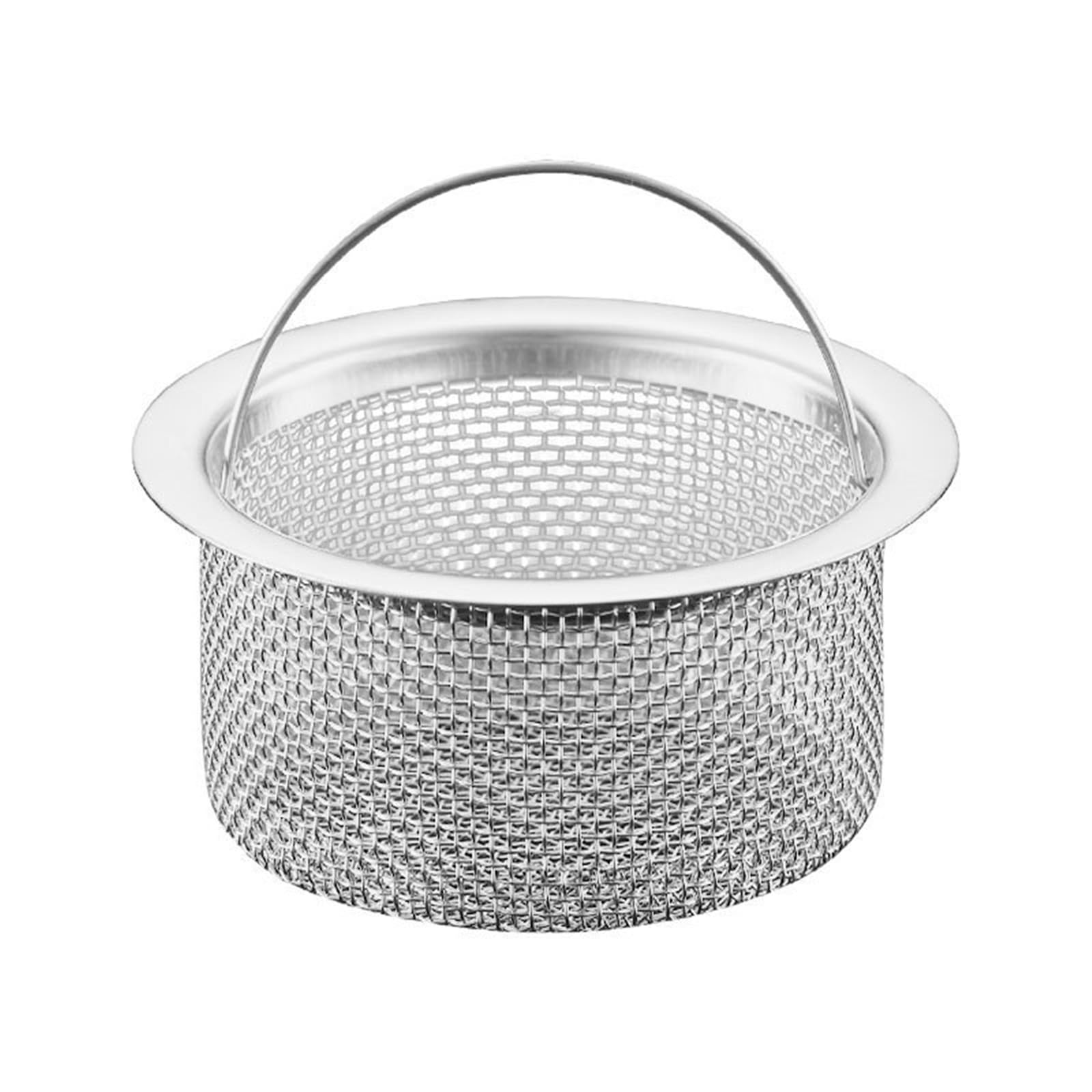 Baynopurin With Handle Sink Strainer Waste Sink Drain Mesh Filter