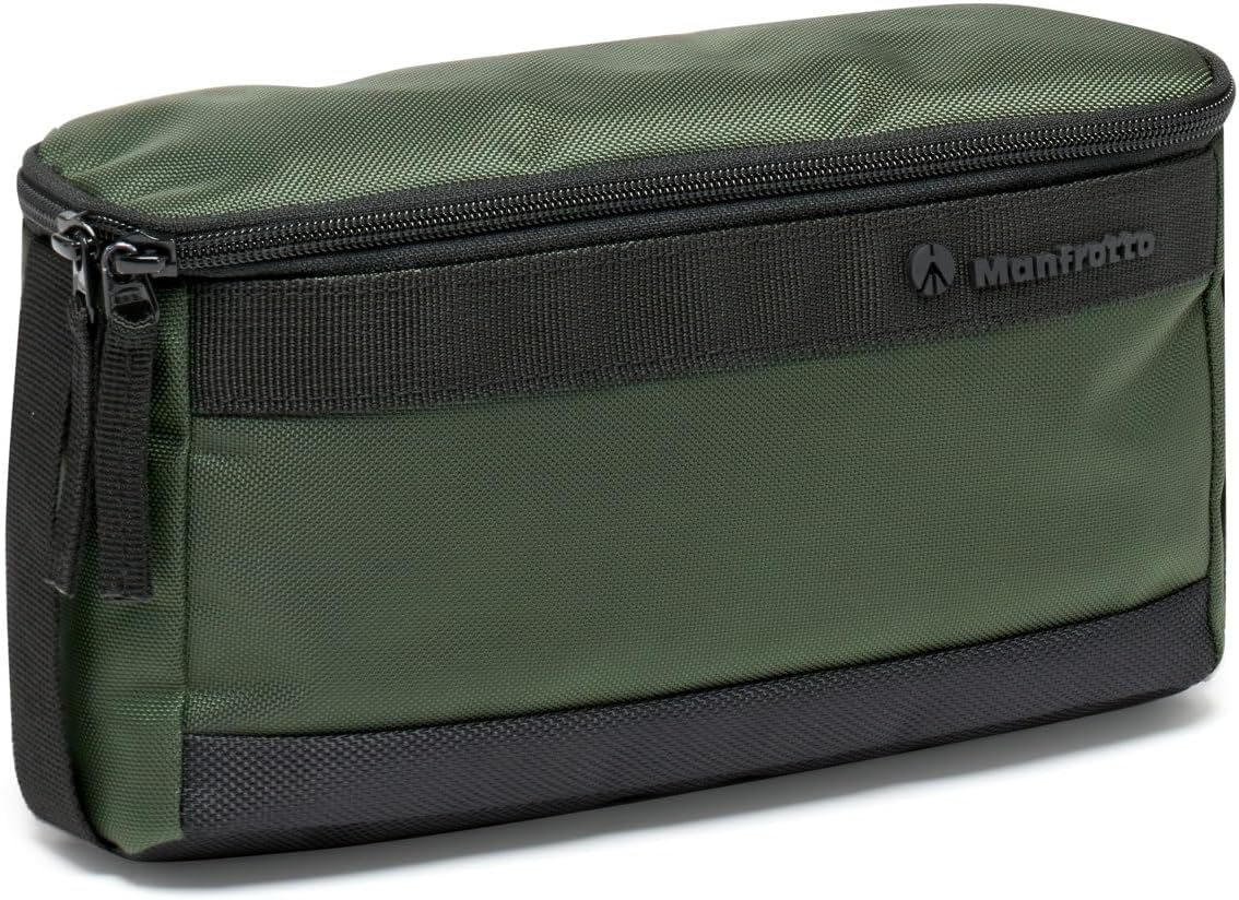 Manfrotto Street Organiser for Photography Accessories, Camera Bag for Organsing Camera Accessories, Compact Organiser, Colour Green