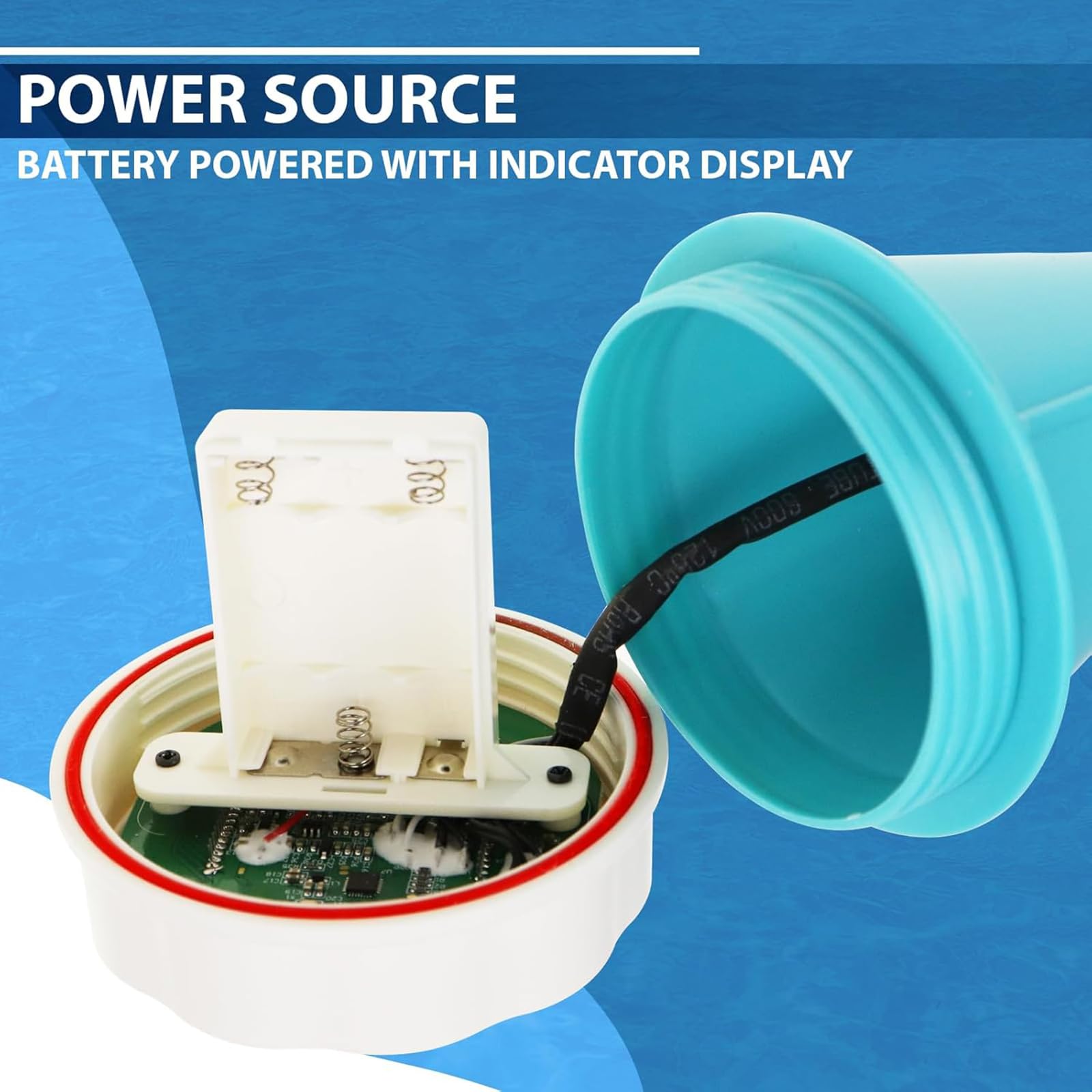Analizador De Calidad del Agua 6 En 1, Monitor Flotante De Calidad del Agua con Bluetooth, Mide El PH, La Conductividad Eléctrica (EC), El Potencial De Oxidación-reducción (ORP), El Cloro
