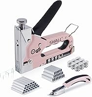 SHALL Heavy Duty 3-in-1 Staple Gun Kit: Upholstery Stapler with 3000 Staples, Remover, Brad Nailer & Precision Outlet Indicator