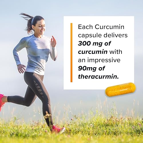 Miniatura 6 de Theracurmin - Suplemento de curcumina de cúrcuma, 60 unidades, cúrcuma y curcumina de alta absorción, suplemento de apoyo para las articulaciones,
