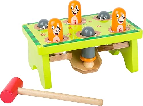 Miniatura 7 de small foot juguetes de madera - Smack The Bird Knock Playset con martillo