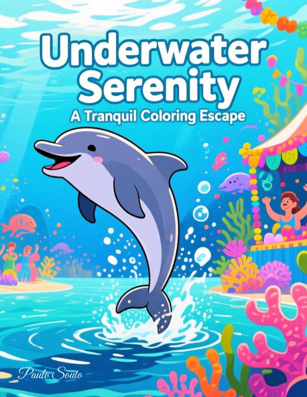 Underwater Serenity: Relaxing Aquatic Art Therapy | Perfect Gift for Stress Relief, Mindfulness, and Creativity