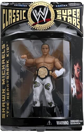 WWE Jakks Pacific Wrestling Classic Superstars Series 1 Figura de acción HBK Shawn Michaels Rare