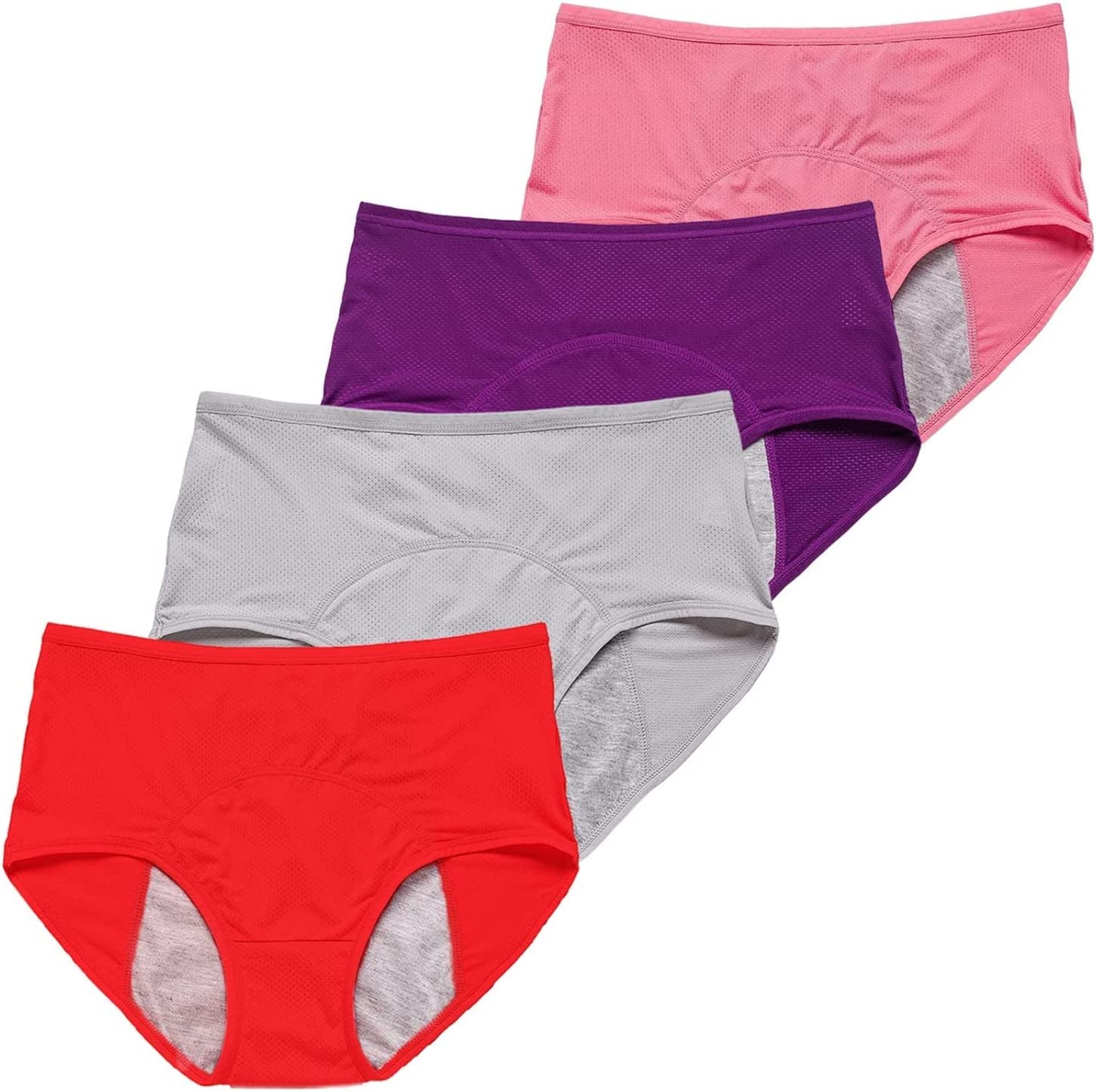 Ansair Women's A Nsair Leakproof Underwear For Incontinence,High Waist Leak Proof Period Protective Panties (Color : Size : 5XL/6Xl)