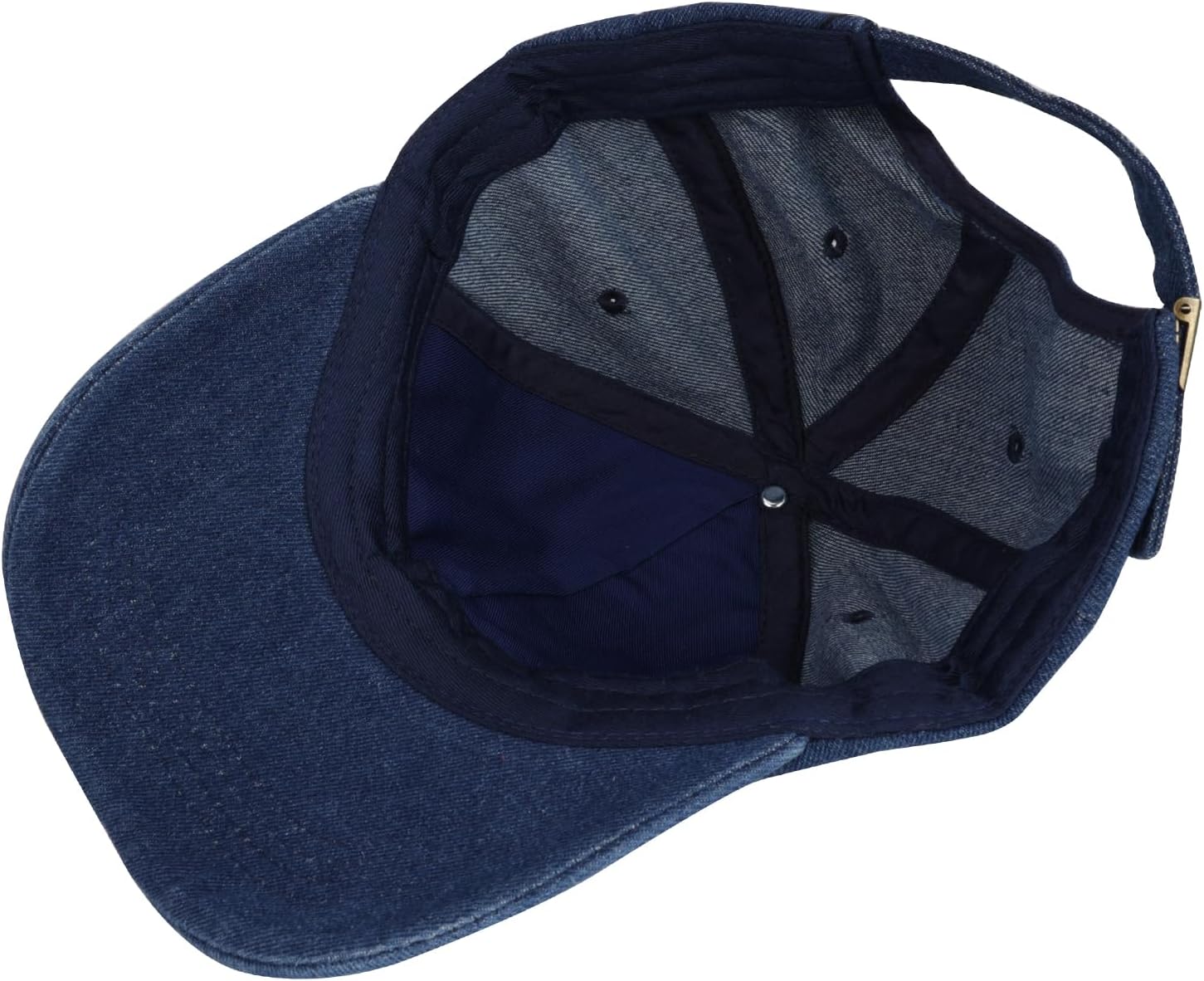 Vintage Distressed Ripped Denim Baseball Cap Low Profile Unstructured Cotton Dad Hat Adjustable for Women Men - Image 2