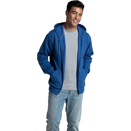Fruit of the Loom Eversoft Fleece Hoodies, Pullover & Full Zip, Moisture Wicking & Breathable, Sizes S-4x