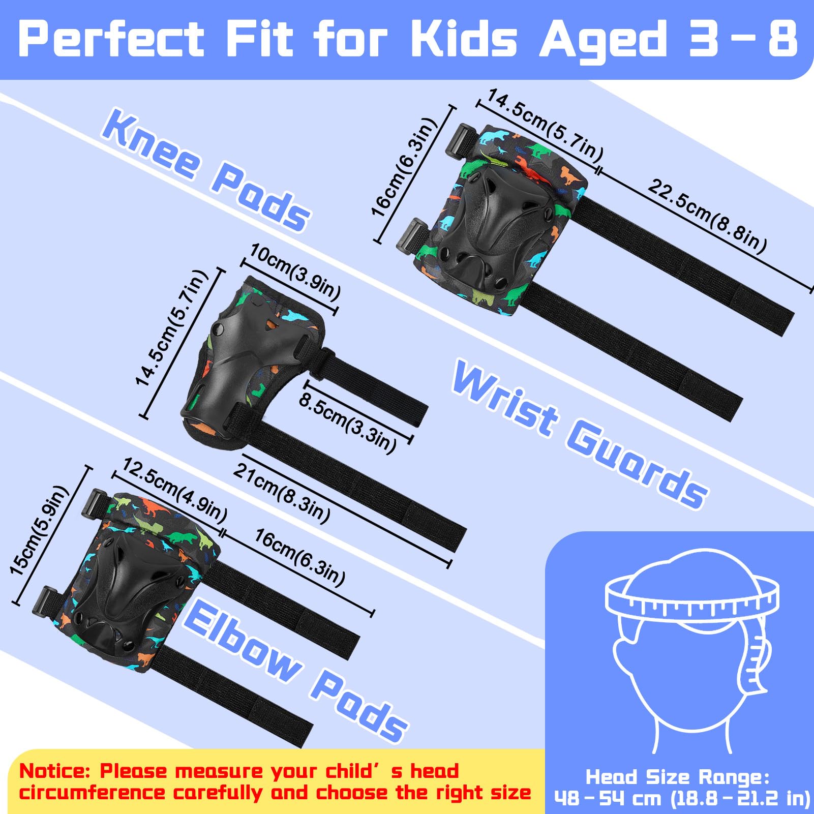 Casque Velo Enfant Licorne Protection Trotinette Genouillères Coudières Réglables Roller Scooter Skateboard 3-8 Ans