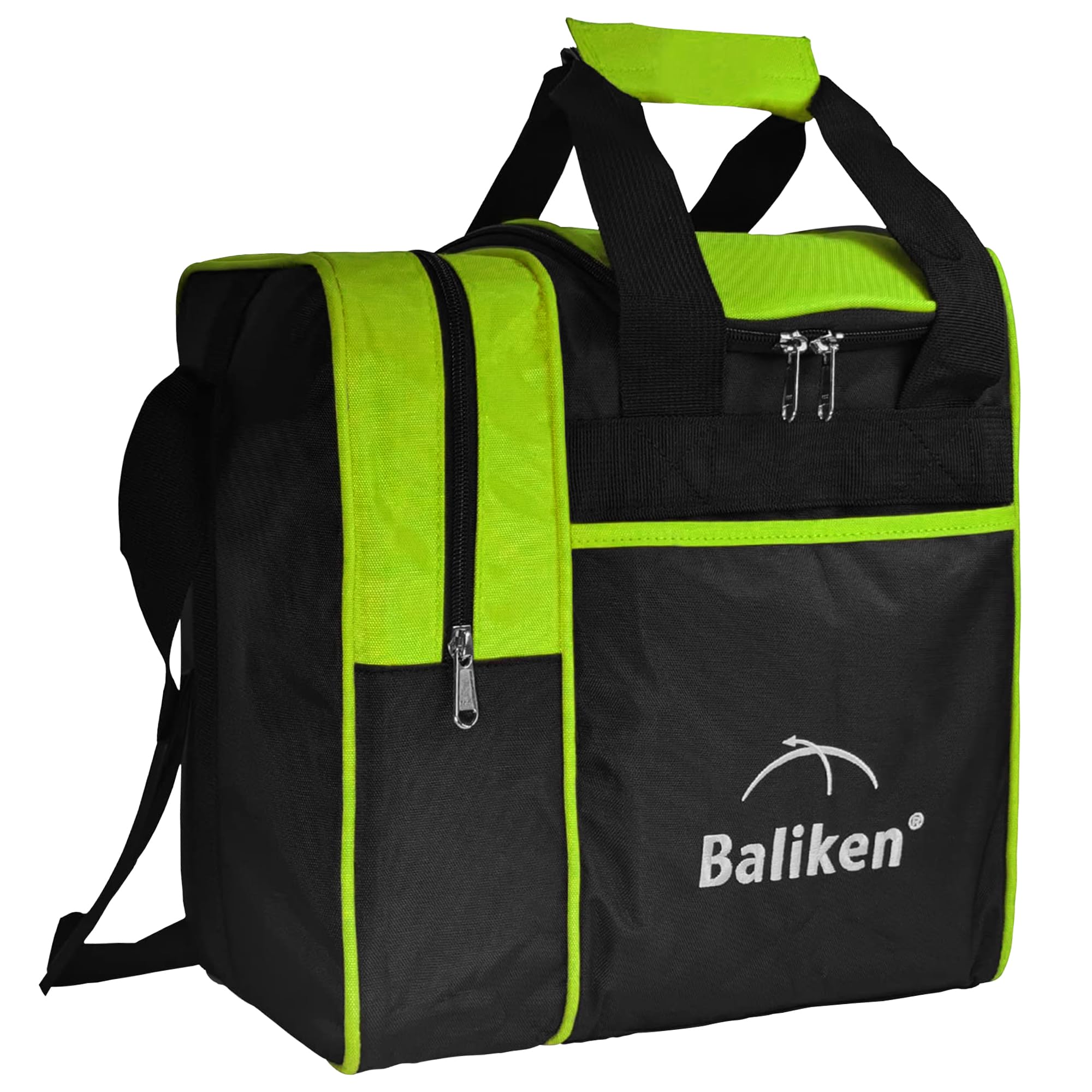 BALIKEN Sac de bowling simple avec support rembourré pour ballon, le sac de bowling peut contenir 1 boule de bowling et une paire de chaussures pour homme en taille 13