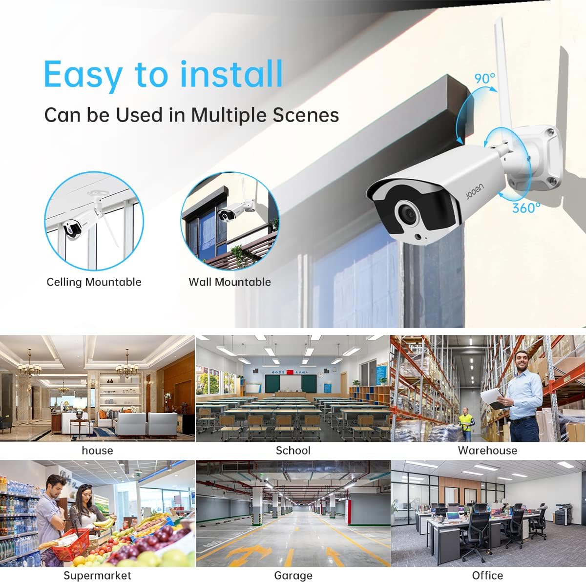 One-Day Sale: Up to 50% Off JOOAN 3MP Security Camera System Wireless,8CH NVR 1296P Security System(Clear Than 1080P) with Audio,Great Night Vision, Motion Detection Email Alarm Super Brands JOOAN 3MP Security Camera System Wireless,8CH NVR 1296P Security System(Clear Than 1080P) with Audio,Great Night Vision, Motion Detection Email Alarm