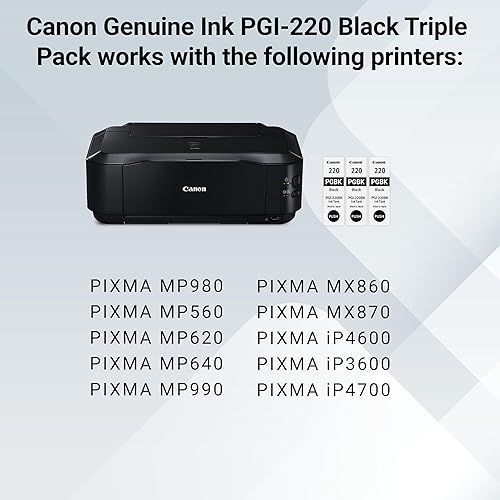Miniatura 6 de Tinta de color negro Canon PGI-220, Negro