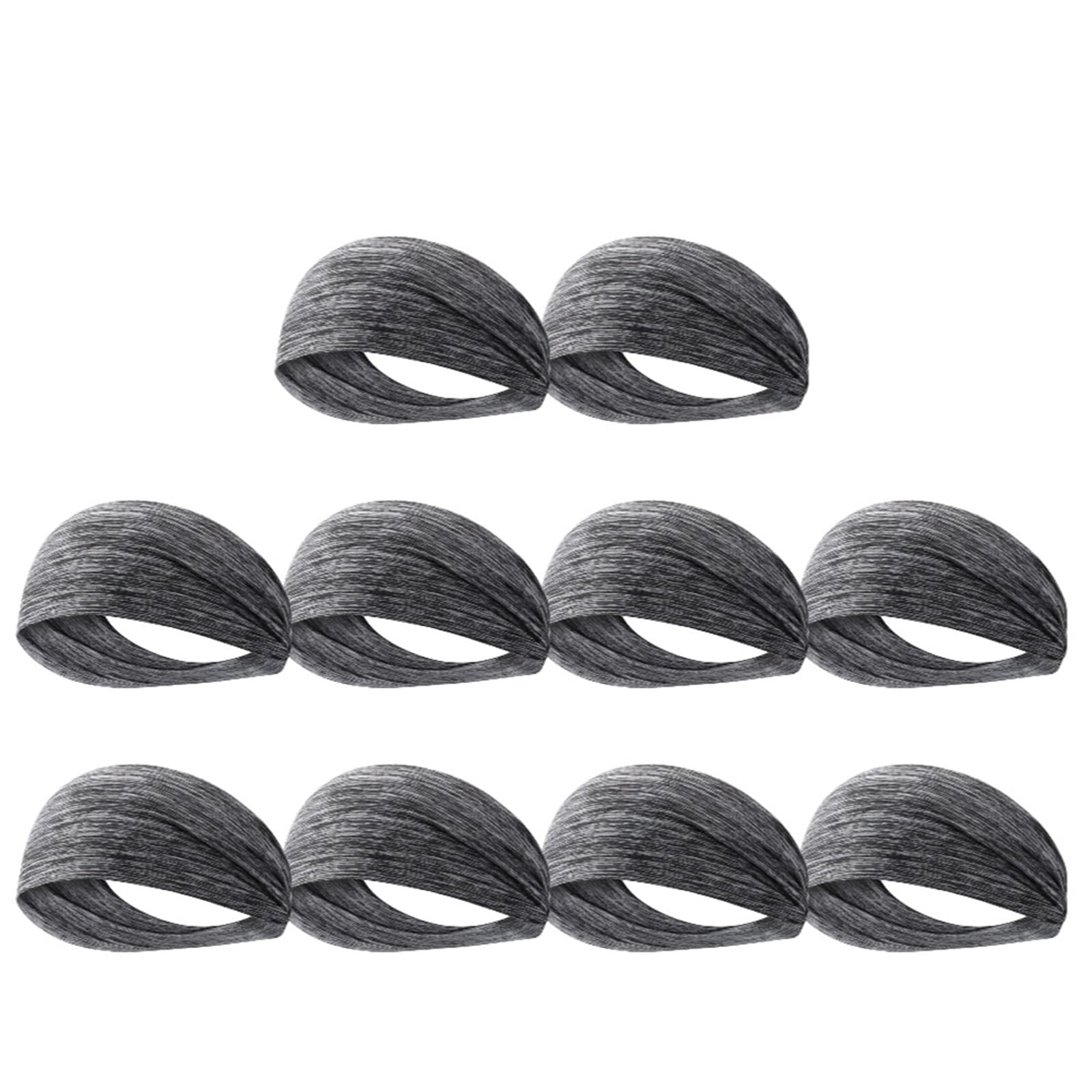 Bandeau Sport 1-10 pièces Bandeau de Sport Ultra-Mince Respirant Absorbant la Sueur élastique Cheveux Doux Plein air Yoga