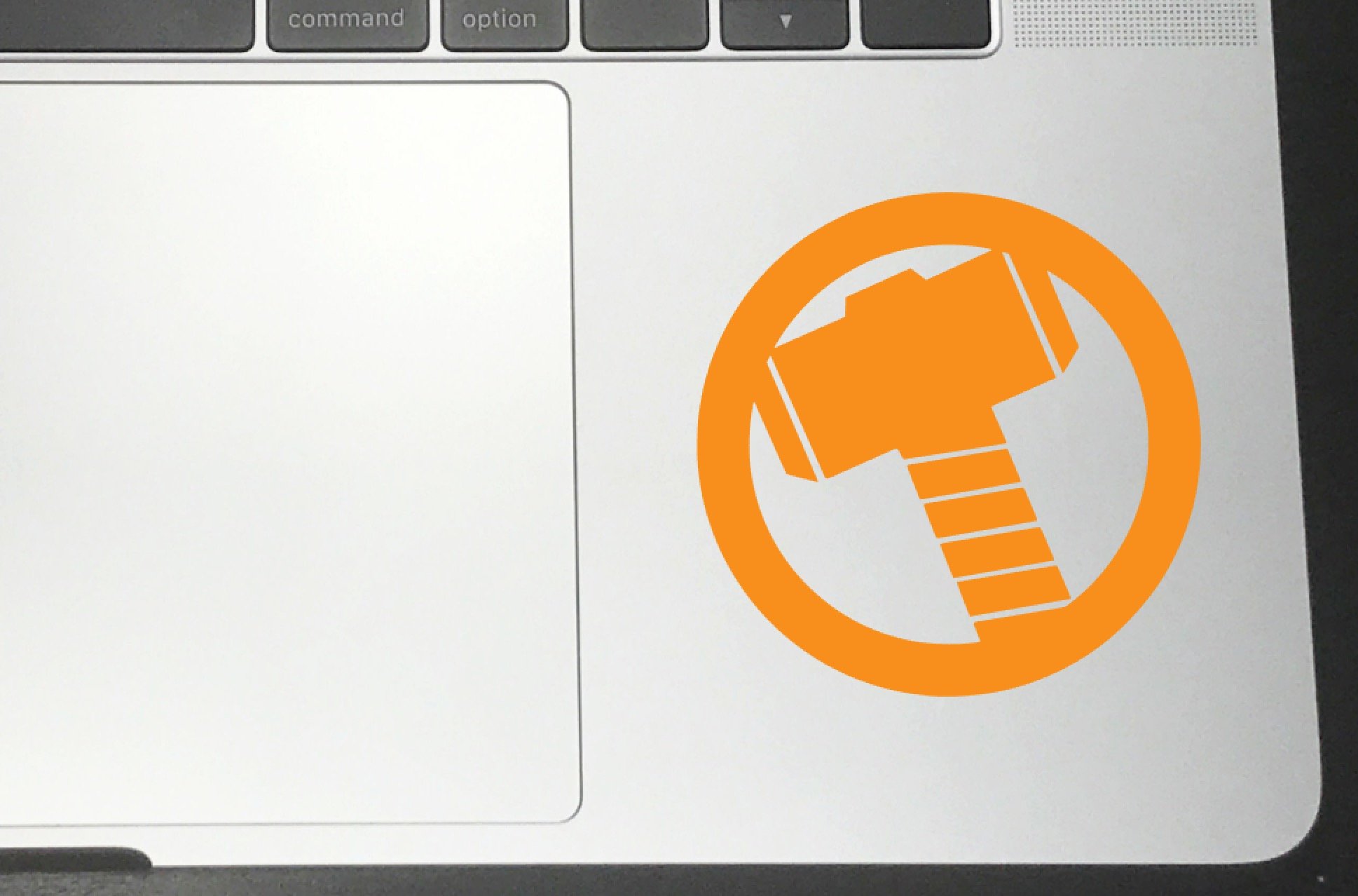 Mjolnir Hammer Vinyl Sticker Decal For Car, Laptop, Phone - 2x2 Inch Black, Durable & Weatherproof