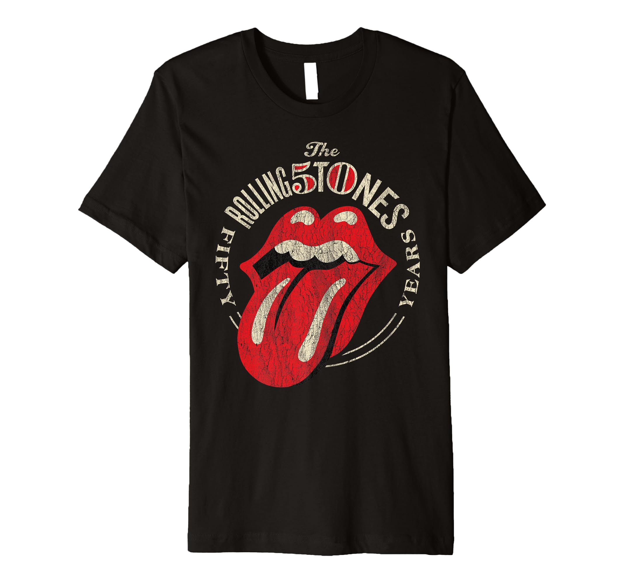The Rolling Stones 50th Anniversary Logo Premium T-Shirt