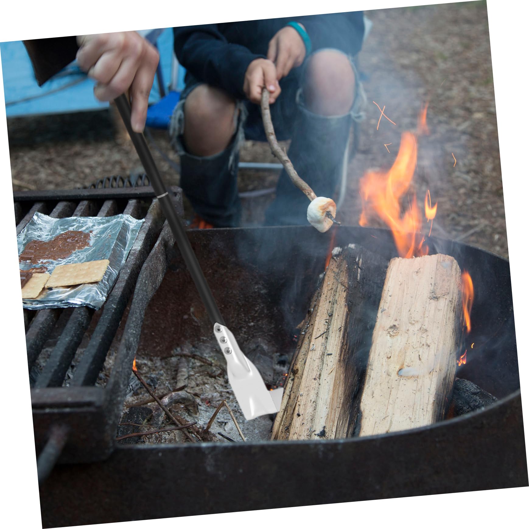 ERINGOGO Furnace Cleaning Equipment BBQ Grill Cleaner Brush Ash Oven Ash Shovel Easy to Use