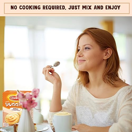 Miniatura 5 de Osem Pudín instantáneo sabor vainilla 2.8 onzas. Paquete de 3.