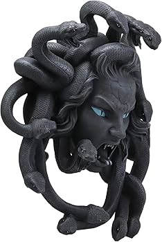 Amazon.co.jp: Ebros ギリシャ神話 ゴルゴン女神メデューサの頭 ヘビの